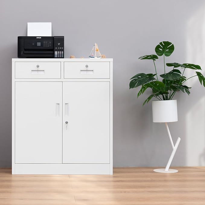 Wanfu Metal Storage Cabinet, Locking Storage Cabinet - Image 2