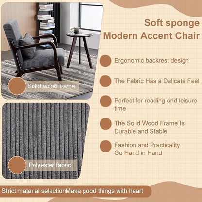 Mid-Century Modern Accent Chair - Image 6
