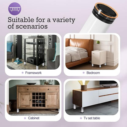 5 Inch Metal Furniture Legs Stainless Steel Adjustable Legs White Metal Legs - Image 7