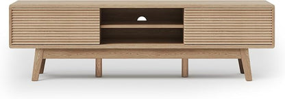 TOLEAD 59" TV Console, Mid Century Modern TV Stand - Image 7