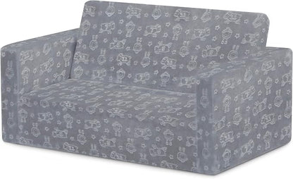 Delta Children - Serta Perfect Sleeper Kids 2-Seater Sofa, Convertible 2-in-1 - Image 9