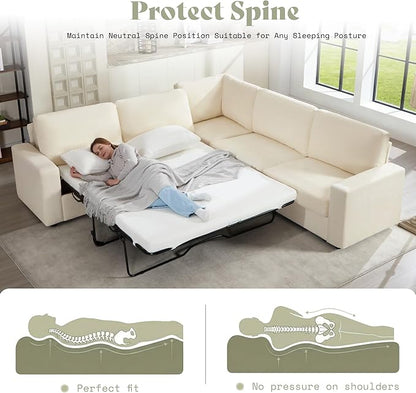 AMERLIFE 106" Oversized Sofa Bed, Sectional Sleeper Sofa - Image 4