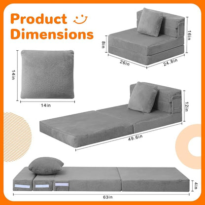 MeMoreCool Foldable Futon Chair Bed - Image 5