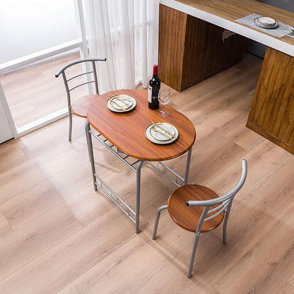 VINGLI 3 Piece Dining Set, Small Kitchen Table Set - Image 9