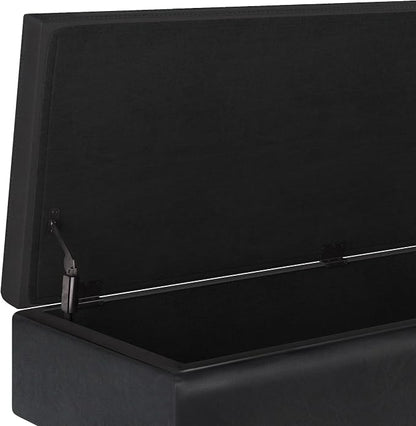 SIMPLIHOME Owen Rectangular Storage Ottoman - Image 7
