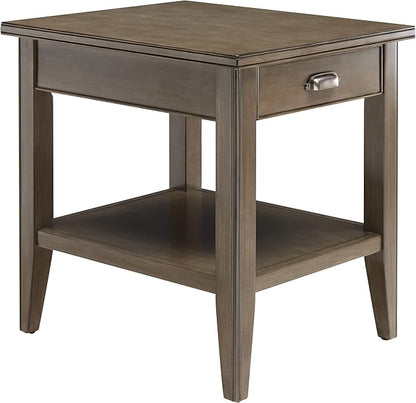 Leick Home Laurent End Table, Solid Wood, by LeickFurniture