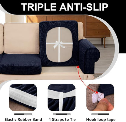 UNBBRRL Stretch Couch Seat Cushion Cover - Image 3