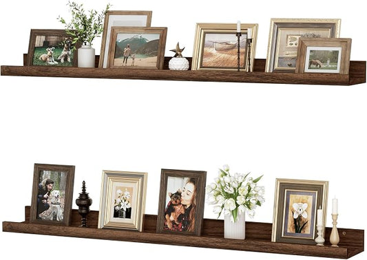 Floating Shelves for Wall, 36 inch Wood Floating Shelves Set of 2, Picture by Unknown