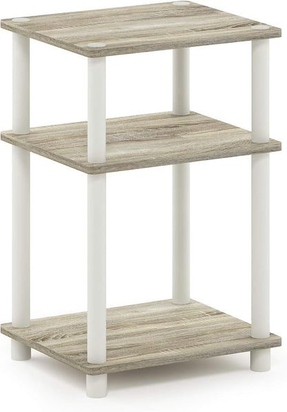 Furinno JUST Side Table, 3-Tier End Table, Open Shelves Night Stand, Bedside - Image 6
