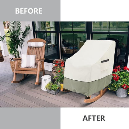 Patio Rocking Chair Cover 2-Pack, Rocking Chair Covers - Image 7