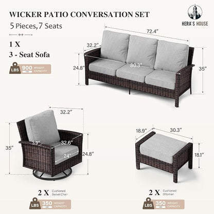HERA'S HOUSE Patio Furniture Set - Image 6