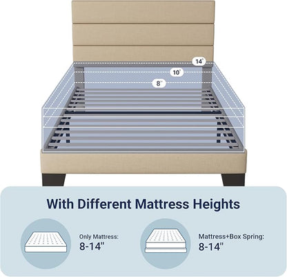 Allewie Twin Size Platform Bed Frame - Image 7