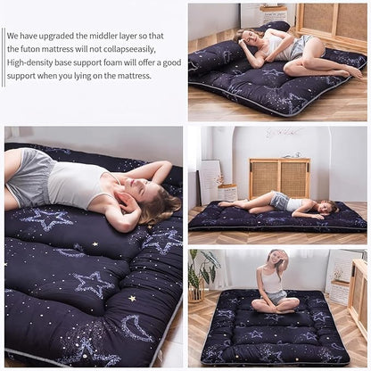 MAXYOYO Japanese Futon Mattress Floor Mattress Sleeping Pad Foldable Bed Roll - Image 7