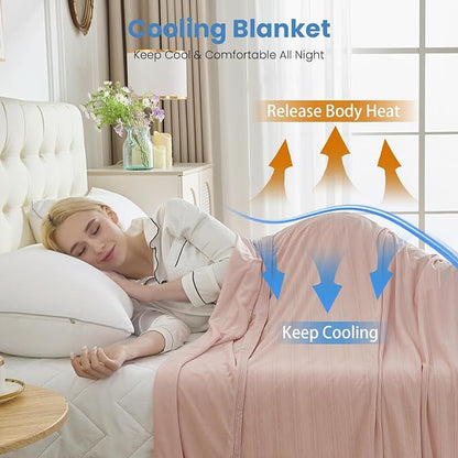 OIGAE Cooling Blanket for Hot Sleepers - Image 4