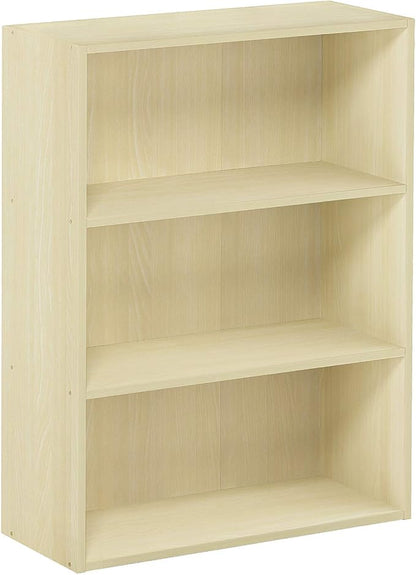 Furinno PASIR Book Shelf, 3-Tier Bookshelf, Storage Shelves Bookcase, 9.7 x - Image 8