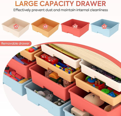 12 Drawers Storage Cabinet - Image 5