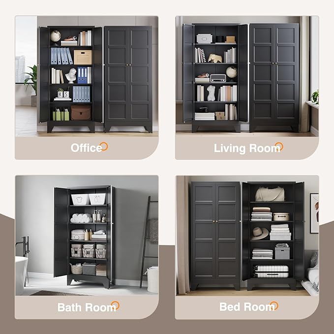 Yizosh Metal Storage Cabinet - Image 5