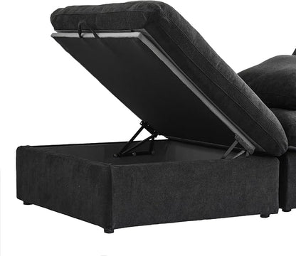 JACH V Shape Couch Sectional for Living Room, Modular Convertible Sofa - Image 5