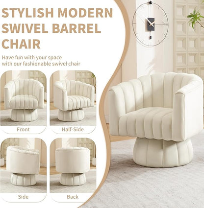 Swivel Accent Barrel Chair - Image 6
