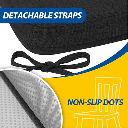 AAAAAcessories D-Shaped Chair Cushions, Machine-Washable Cover - Image 5