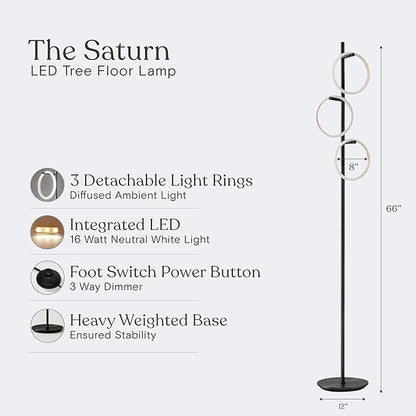 Brightech Saturn LED Tree Floor Lamp - Image 3