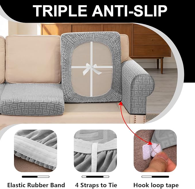 UNBBRRL Stretch Couch Seat Cushion Cover - Image 3