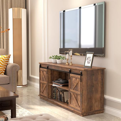 JUMMICO TV Stand for 65 Inch TV, Entertainment Center - Image 3