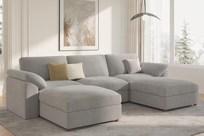 EASE MOOSE Oversized Modular Sectional Sofa, Extra Large U Shape Sectional - Image 4