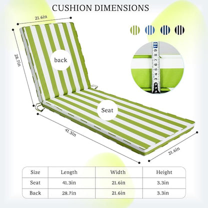 Chaise Lounge Cushions Outdoor - Image 4