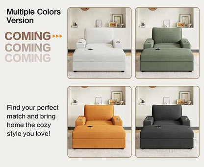 Merax 42.8" Oversized Chaise Lounge Chair - Image 8