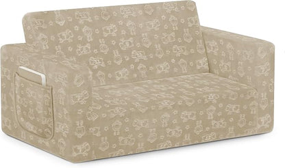 Delta Children - Serta Perfect Sleeper Kids 2-Seater Sofa, Convertible 2-in-1 - Image 4