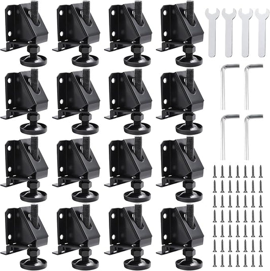 DkOvn Leg Leveler, 16 Pack Heavy Duty Leveling Feet, Adjustable Furniture by DkOvn