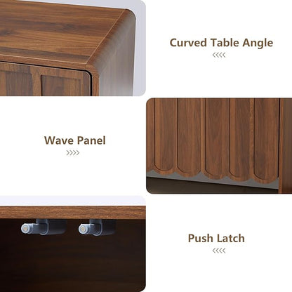 ORRD Sideboard Buffet Cabinet, Accent Storage Cabinets - Image 4