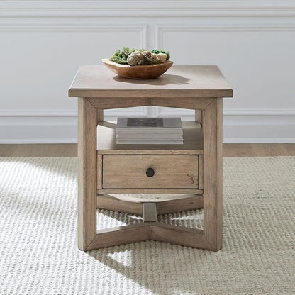 Liberty Furniture Proximity Place Living Room Rectangular End Table Transitional by LibertyFurniture