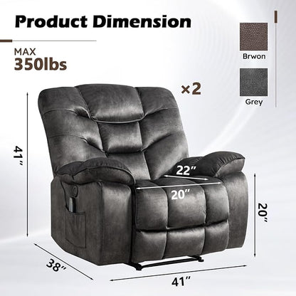 HAOMARKETS Power Recliner Chair Set of 2 - Image 2