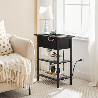 HOOBRO Side Table, Flip End Table - Image 2