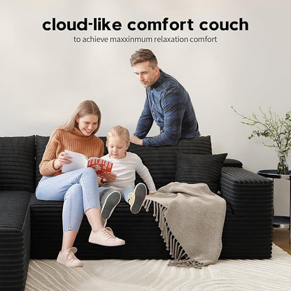 107.5" Cloud Modular Sectional Sofa Couch - Image 4