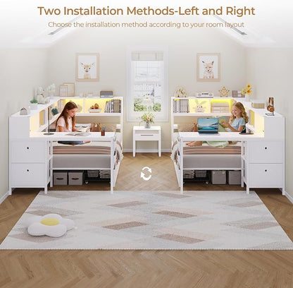 DICTAC Corner Twin Bed Frame - Image 9