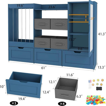 61" W Kids Toy Storage Organizer - Image 2