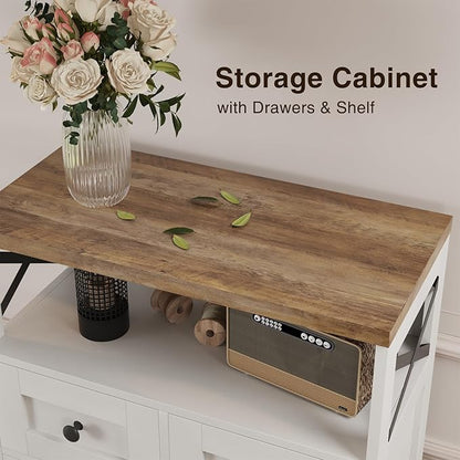 FiveWillowise Farmhouse Storage Cabinet - Image 6