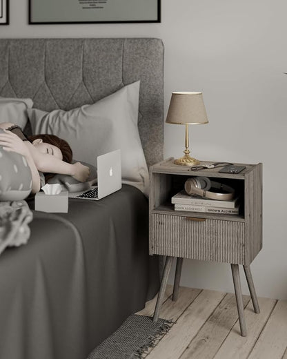 JOONEE Nightstand, Modern Bedside Table - Image 4