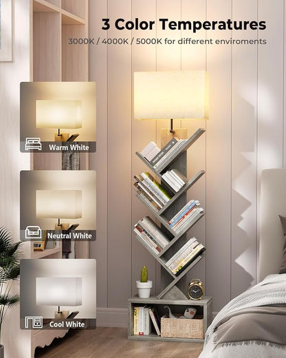 Evermagin 6 Tier Tree Bookshelf - Image 4