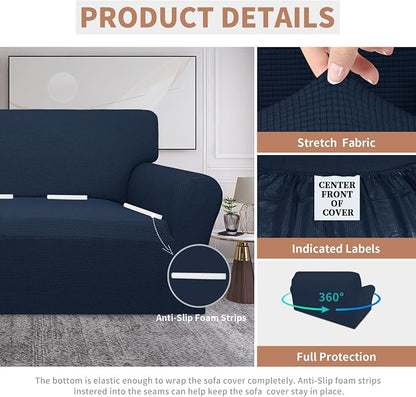 Easy-Going 100% Waterproof Loveseat Couch Cover, Dual Waterproof Sofa Cover - Image 4