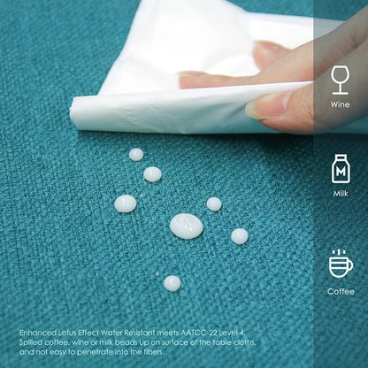 BALCONY & FALCON Square Tablecloth Washable Wrinkle Resistant and Water Proof - Image 3