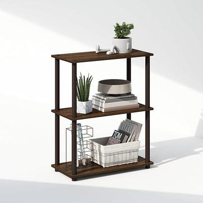 Furinno Turn-N-Tube Book Shelf, 3-Tier Bookshelf, Bookcase by Furinno-FitsYourSpaceFitsYourBudget