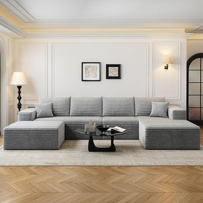 135.4" Cloud Modular Sectional Couch - Image 9