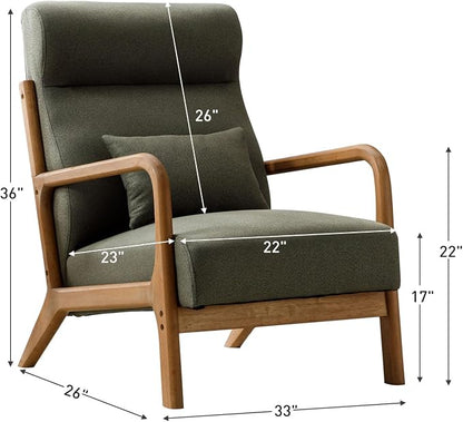 ANJ Mid Century Modern Accent Chair - Image 2