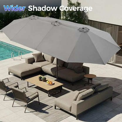 SUPERJARE 13FT Outdoor Patio Umbrella - Image 3