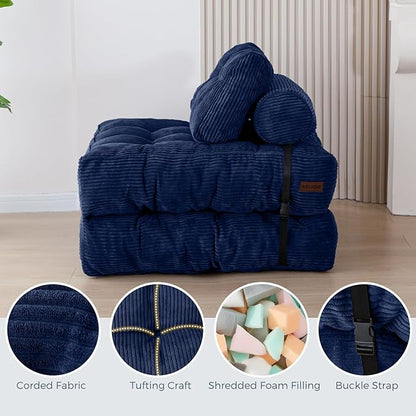 MAXYOYO Folding Sofa Bed, Convertible Sleeper Chair - Image 5