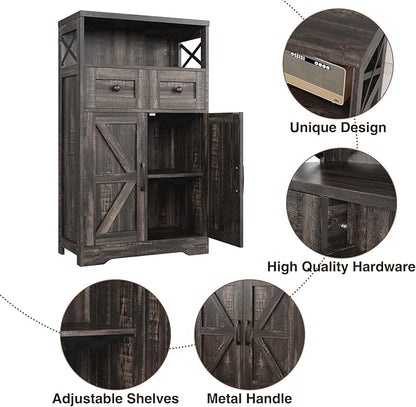 Befrases Farmhouse Storage Cabinet - Image 7